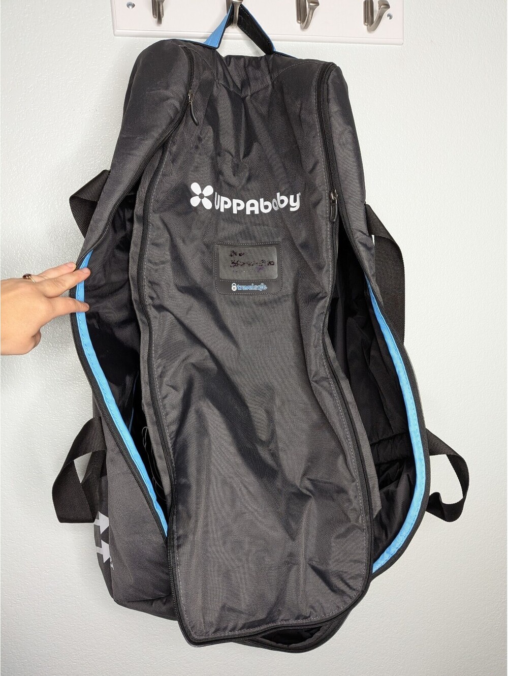 UPPAbaby TravelSafe Travel Bag  for Mesa Car Seat Black Blue